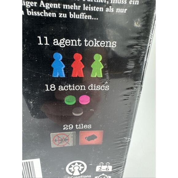 Board Game Redacted Spy Espionage 2014 LudiCreations Brand New Factory Sealed - Picture 7 of 12